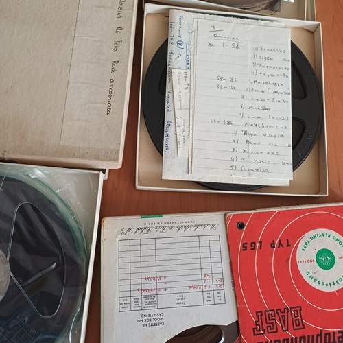 Vintage reel-to-reel tapes pack of 8, like new, Greek and foreign songs
