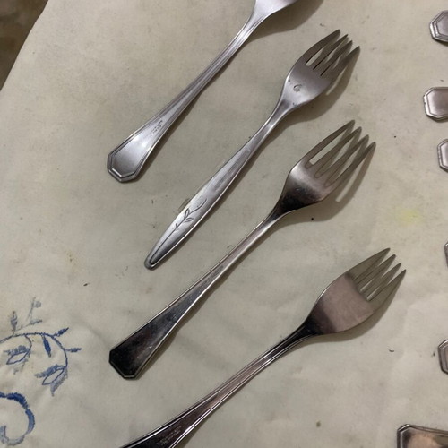 Old collectible forks used, decorative