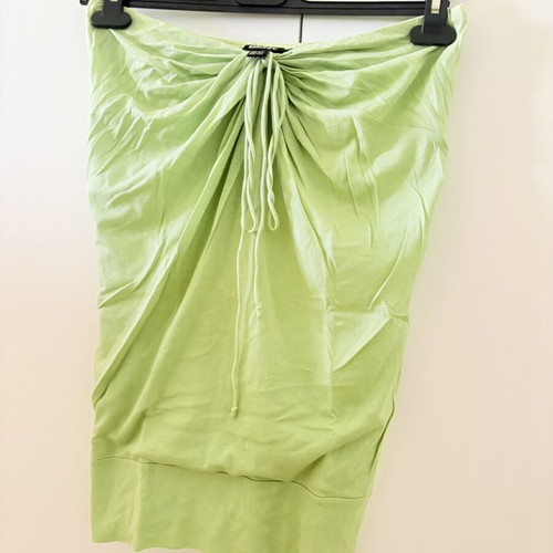 DKNY strapless top used, medium, light green