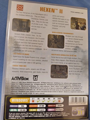 Hexen 2 PC like new