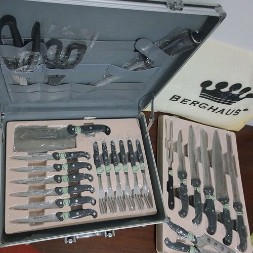 Berghaus 24-piece knife set new, handmade stainless steel