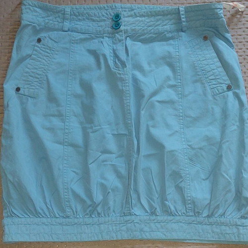 Hype summer skirt turquoise like new, size L 40 12
