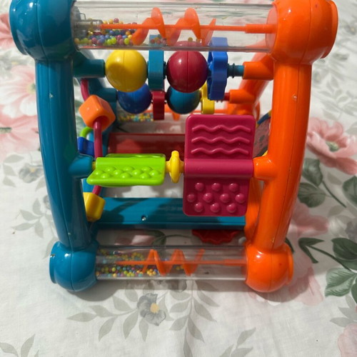 Educational baby triangle toy like new with sound and activities