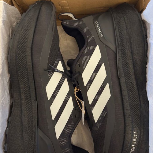 Adidas Ultraboost 5 Climawarm new, size 44 2/3, black and silver sneakers