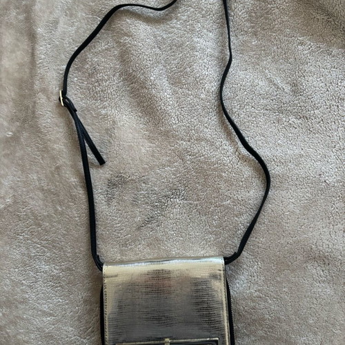 Star by Julie N Macdonald shoulder bag like new, black and gold