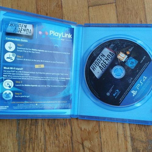 PS4 Hidden Agenda used, complete