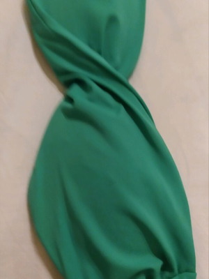 Swimwear top used, green, size S