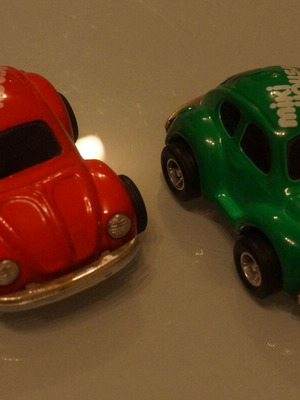 Japanese metal Miki House toy cars used, vintage, with mechanism