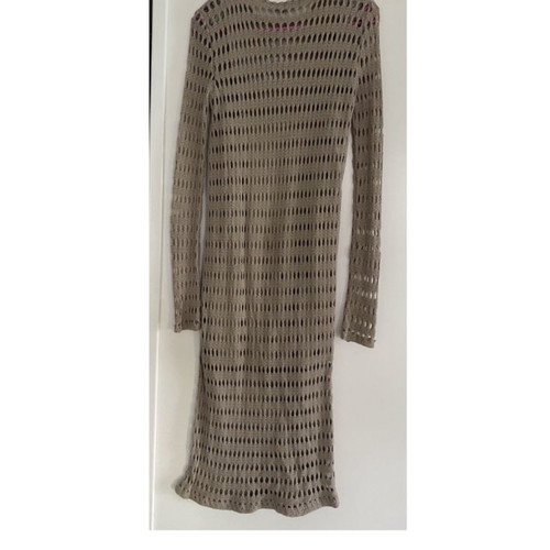 Zara midi mesh dress new, beige