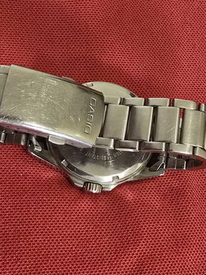 Casio wristwatch, silver, men's