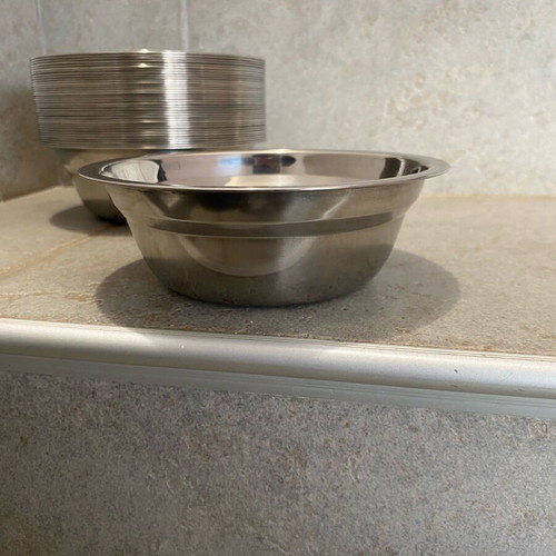 Metal Stainless Bowls set of 25 new
