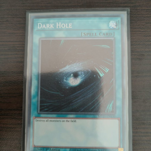 Yu-Gi-Oh Dark Hole Secret Rare card like new