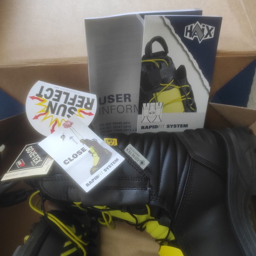 HAIX Fire Eagle 2.0 firefighting boots, size 40, new in box