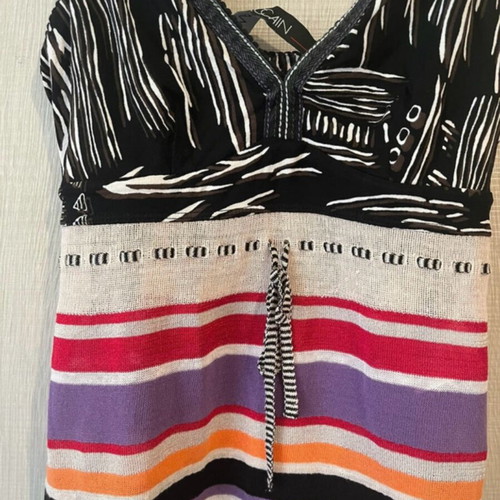 Marccain summer top with adjustable straps like new, multicolor
