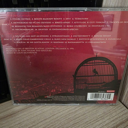 Sepultura Under A Pale Grey Sky 2xCD album
