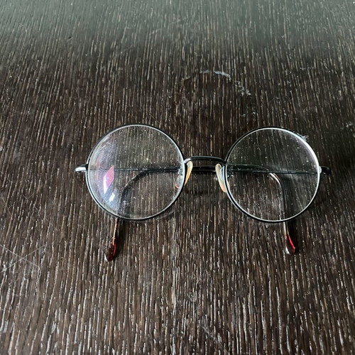 Vintage Japanese round glasses used, hipster-boho style