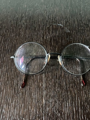 Vintage Japanese round glasses used, hipster-boho style