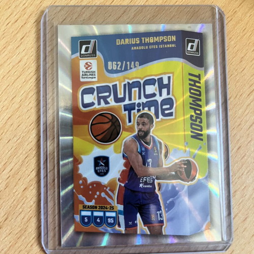 Darius Thompson Crunch Time Panini Euroleague Donruss numbered /149