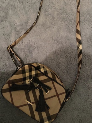 Fragola crossbody bag like new, beige and brown, adjustable strap