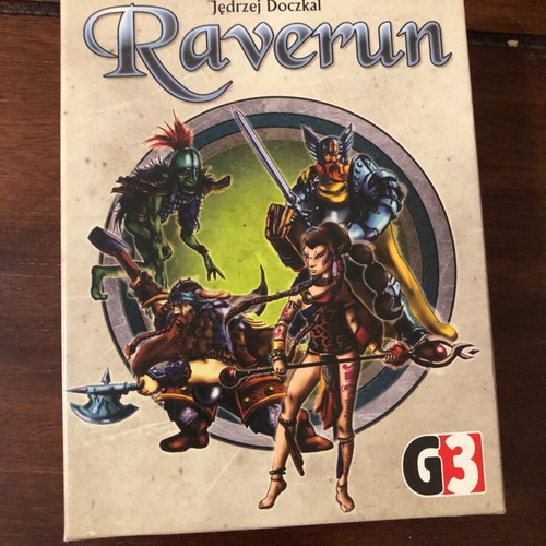 Raverun card game board new