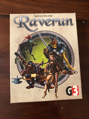 Raverun card game board new