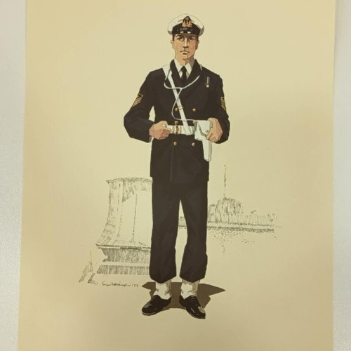 Naval Uniforms Illustrated Edition by General Staff, like new, 12 sheets