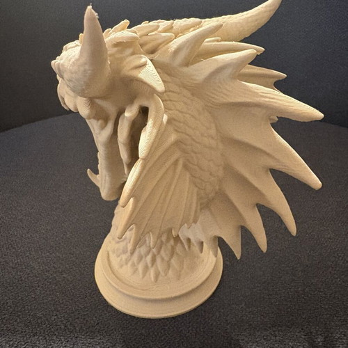 Dragon Bust 3D Printed fantasy decor new