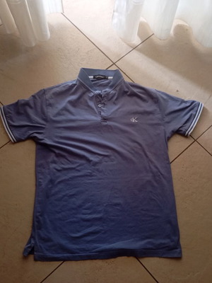 Calvin Klein men's shirt, blue, XL