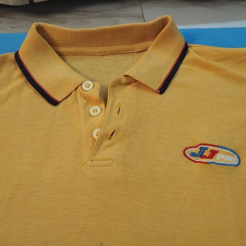 JJ Sports kids Polo shirt yellow like new No. 6-7