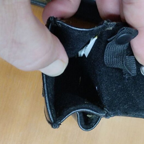 Logitech genuine leather mouse carrying case