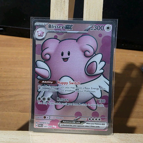 Pokémon TCG Blissey ex Scarlet & Violet-Twilight Masquerade 201/167 Holo used