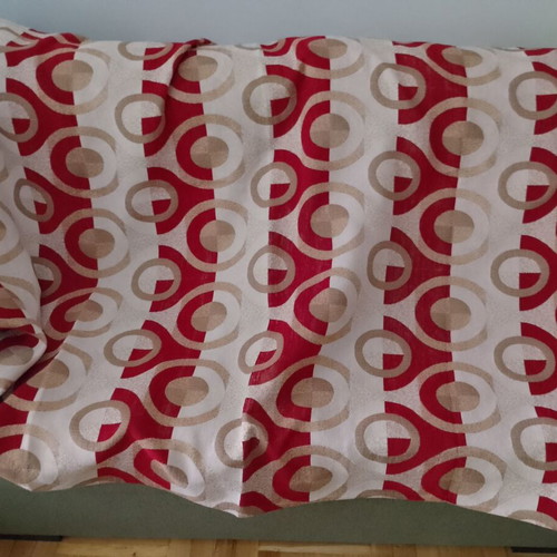 Set of sofa throws for three-seat, two-seat and armchair, thick fabric