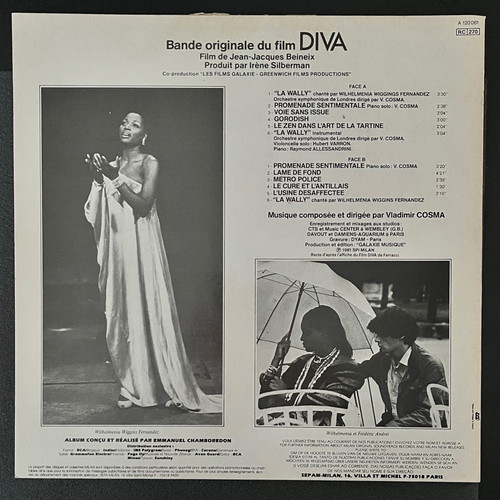 Diva Original Soundtrack / Vladimir Cosma (Original Film Score)