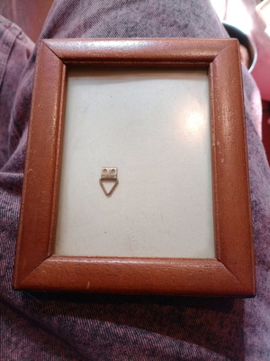 Vintage picture frame used 13.5x11 cm