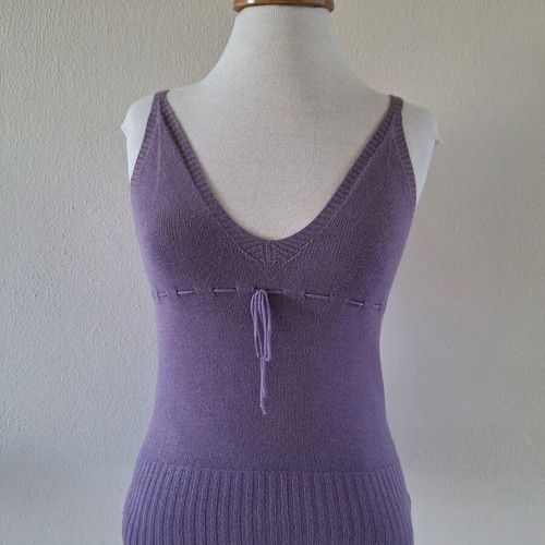 Stefanel knitted top purple like new, size L