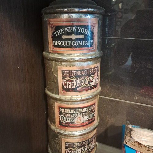 Glass storage jars, modern