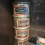 Glass storage jars, modern