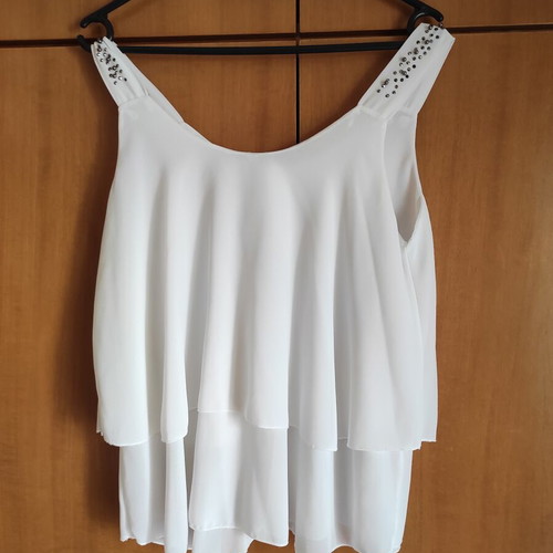 Summer tops pack of 2, sizes L and XL, white and multicolor