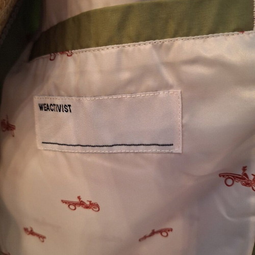 Wesc men's summer jacket like new, light green, cotton