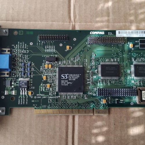 Compaq Integrated S3 ViRGE/GX 2MB PCI graphics card used