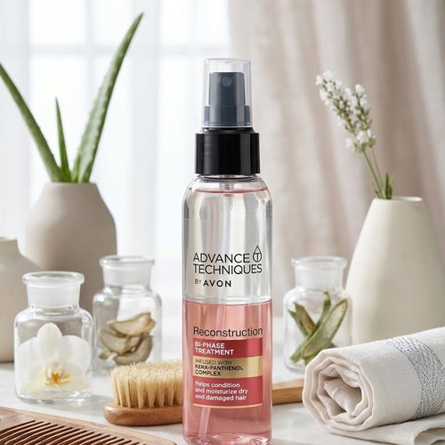 Avon Advance Techniques Reconstruction Bi-Phase Hair Spray new