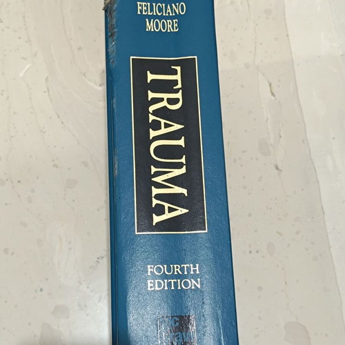 Trauma 4th edition medical book like new