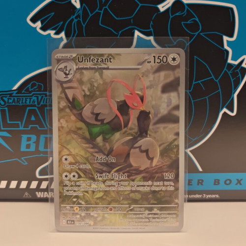 Pokemon card Unfezant 150/086 new