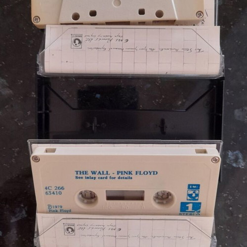 Pink Floyd The Wall double cassette used, rock