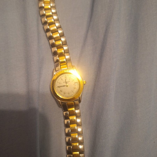 Favre Leuba vintage women's battery watch gold and silver used