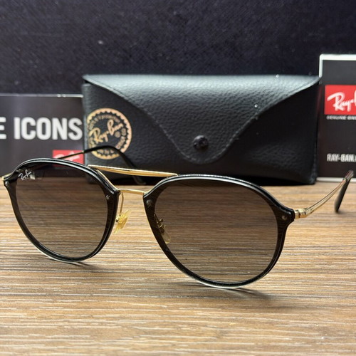 Ray-Ban Blaze Clubmaster RB4292-N 601/11 sunglasses used, lenses need replacement