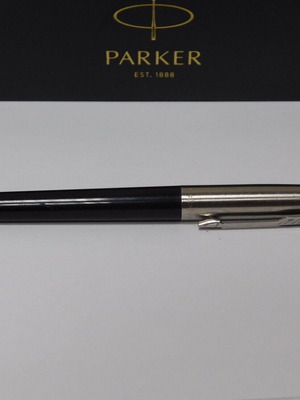 Parker Ballpoint Pen Black & Chrome CT, made in France