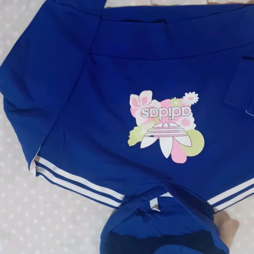 Adidas crop hoodie for girls 9-10 years like new, blue