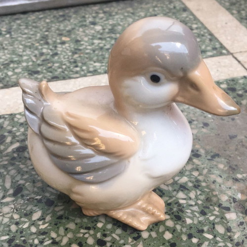 Porcelain ducks used, set of 2, decorative