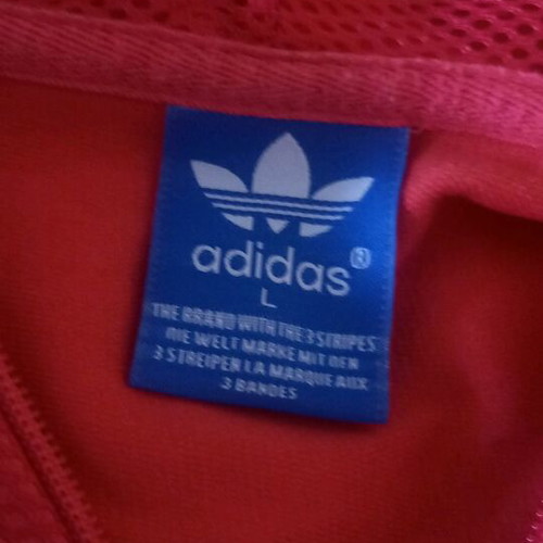 Adidas jacket like new, fuchsia, size L fitting M